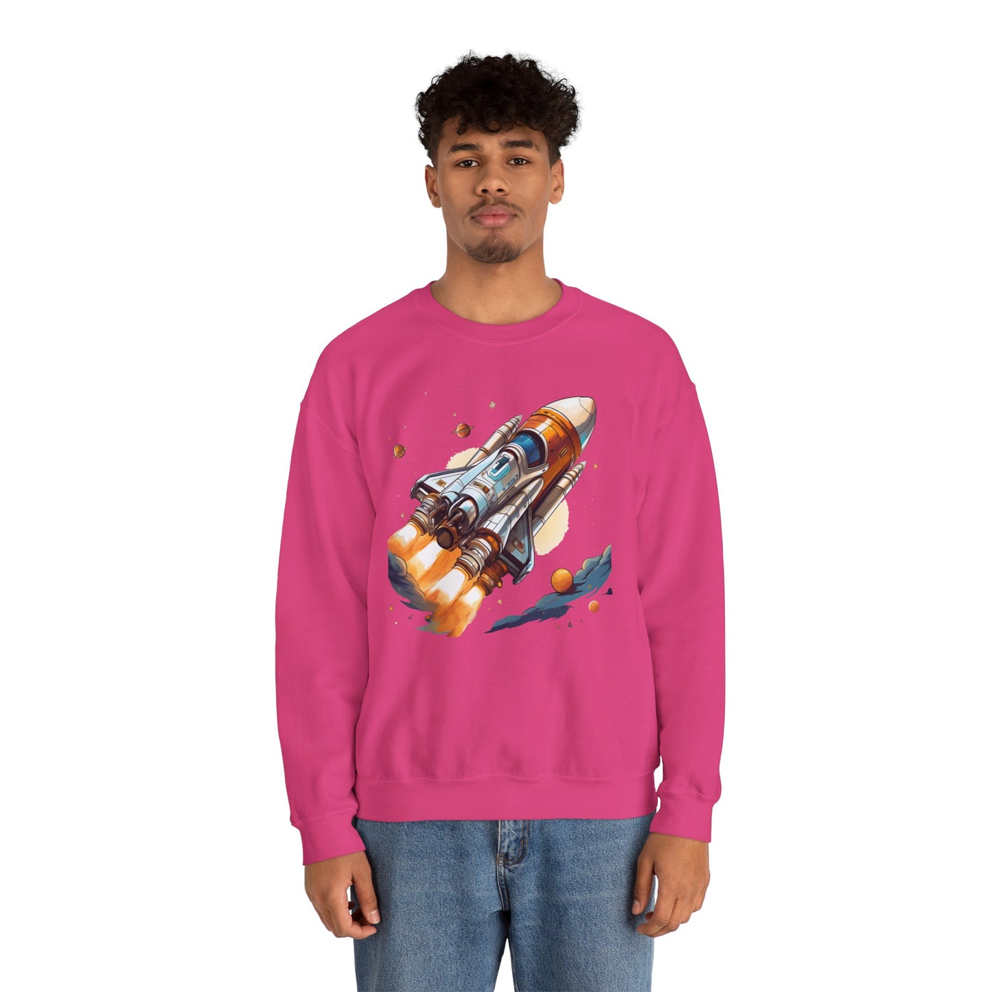 Space Shuttle Sweatshirt, Cosmic Sweatshirt, Astronaut Sweatshirt, Space Cosmic Sweatshirt