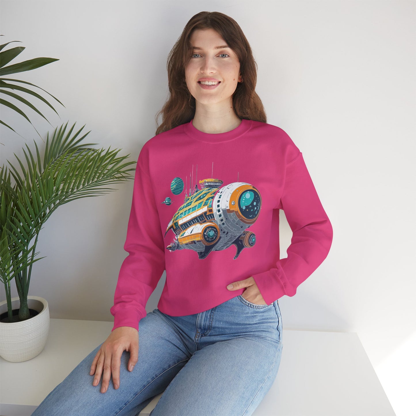 Space Shuttle Sweatshirt, Cosmic Sweatshirt, Astronaut Sweatshirt, Space Cosmic Sweatshirt
