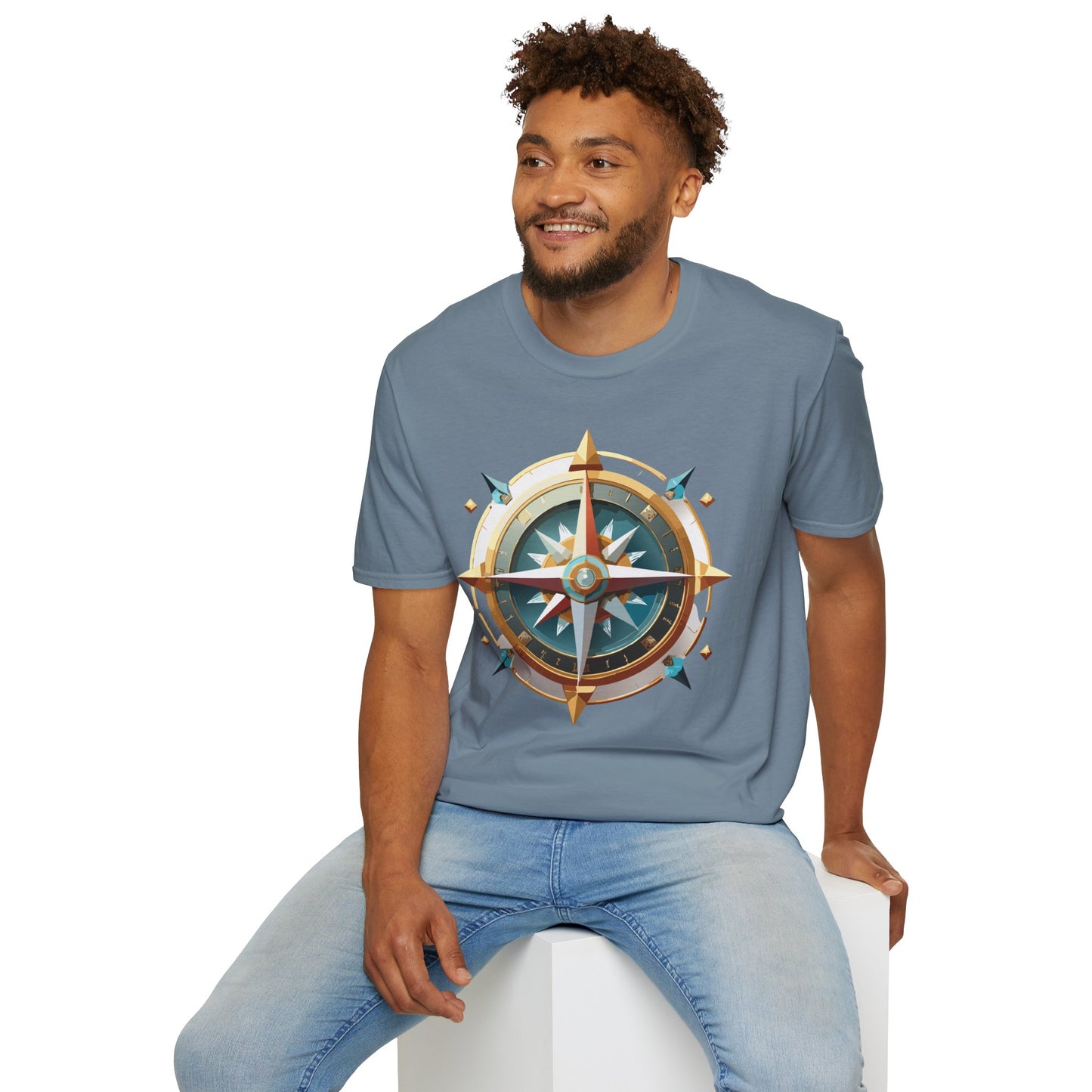 Compass T Shirt, Compass Shirt, Shirt with Compass, Navigator Shirt