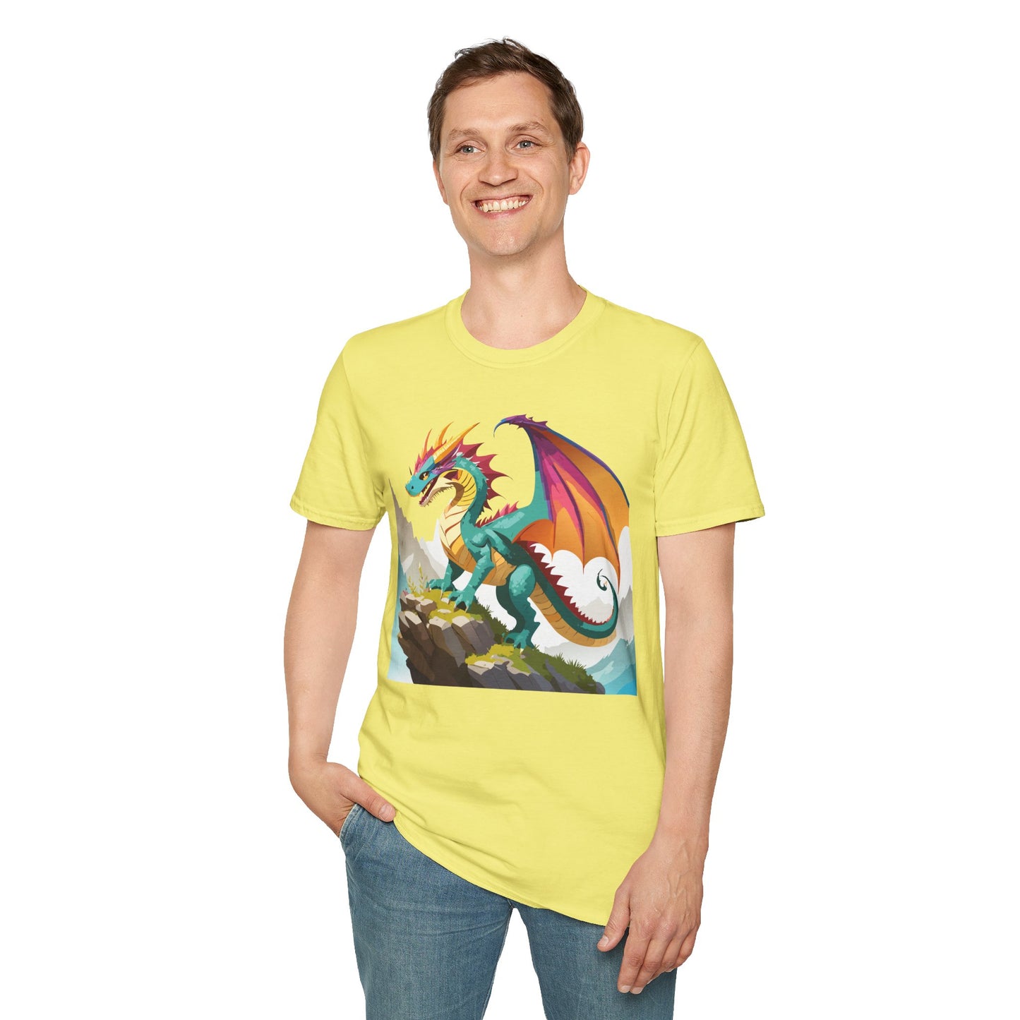 Dragon T Shirt, Dragon Shirt, Shirt with Animals, Animal Shirt