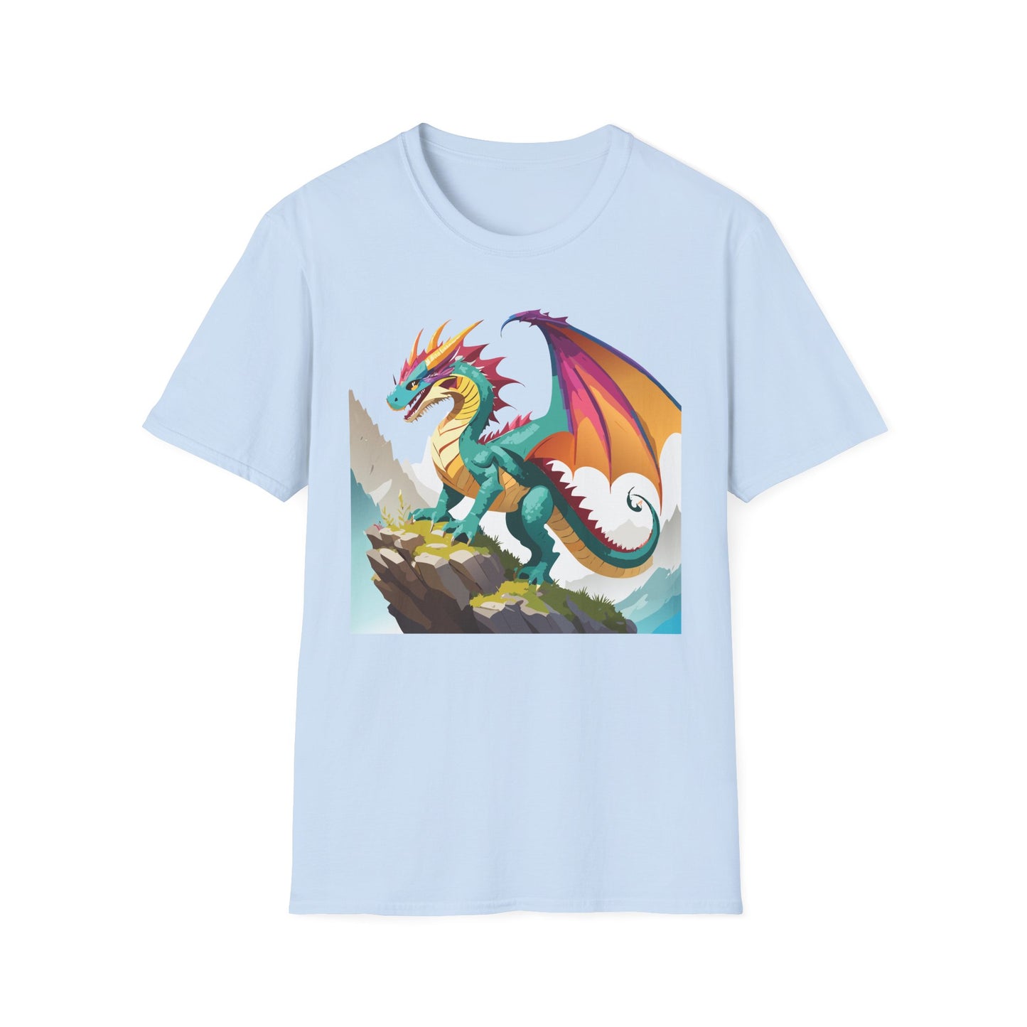 Dragon T Shirt, Dragon Shirt, Shirt with Animals, Animal Shirt