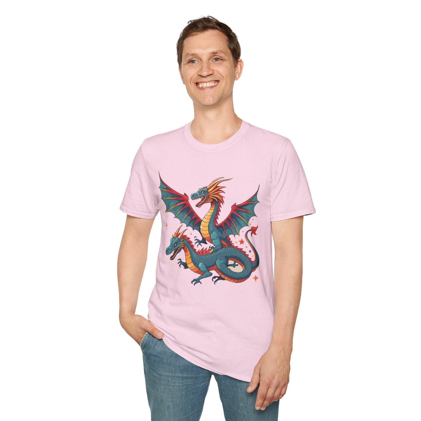 Dragon T Shirt, Dragon Shirt, Shirt with Animals, Animal Shirt