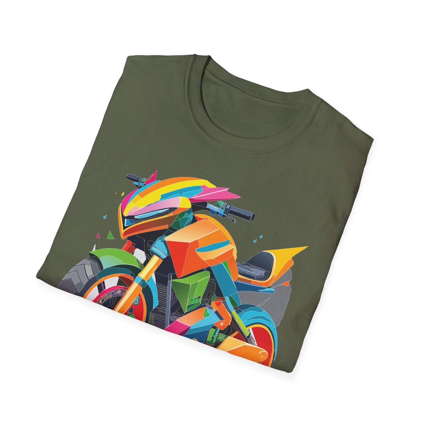 Bike T Shirt, Moto Shirt, Shirt with Motorcycle, MTB T Shirts