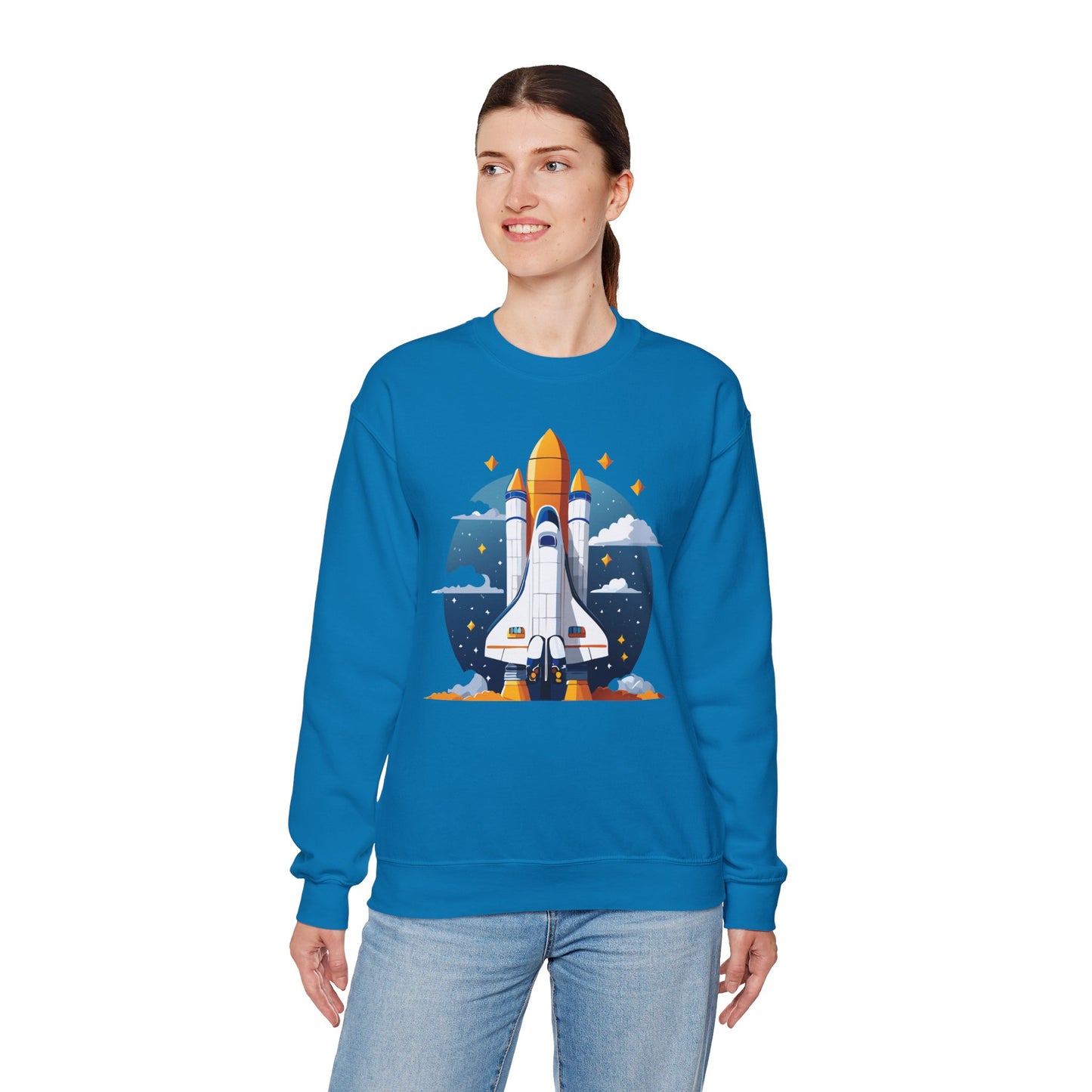 Space Shuttle Sweatshirt, Cosmic Sweatshirt, Astronaut Sweatshirt, Space Cosmic Sweatshirt