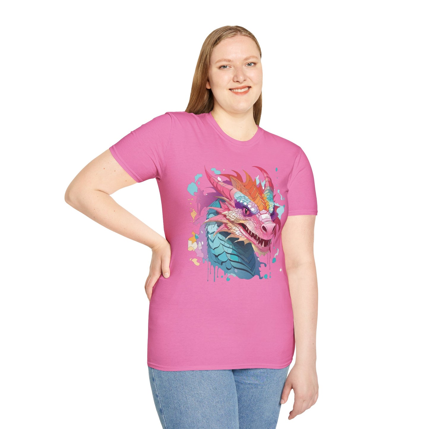 Dragon T Shirt, Dragon Shirt, Shirt with Animals, Animal Shirt