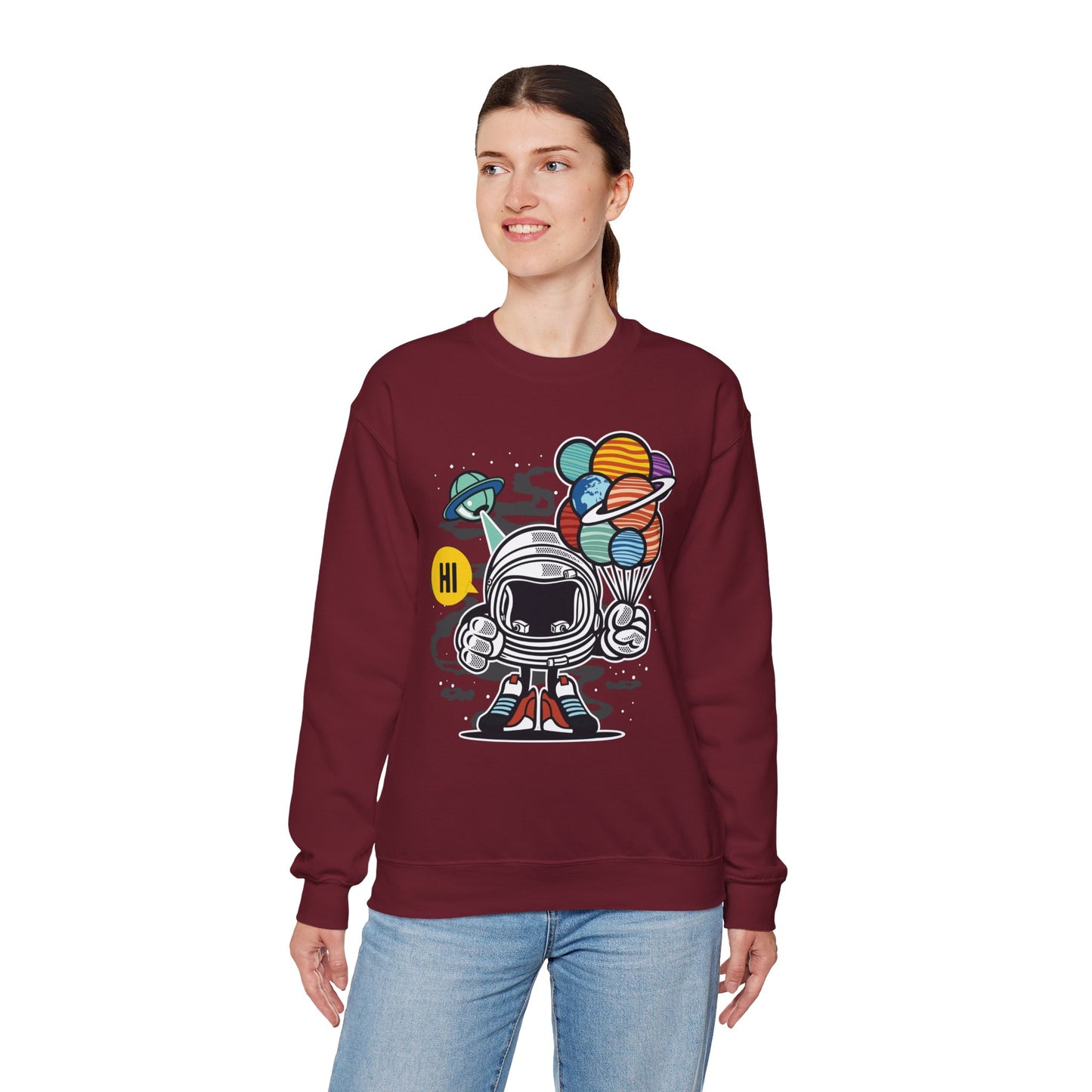 Space Shuttle Sweatshirt, Cosmic Sweatshirt, Astronaut Sweatshirt, Space Cosmic Sweatshirt