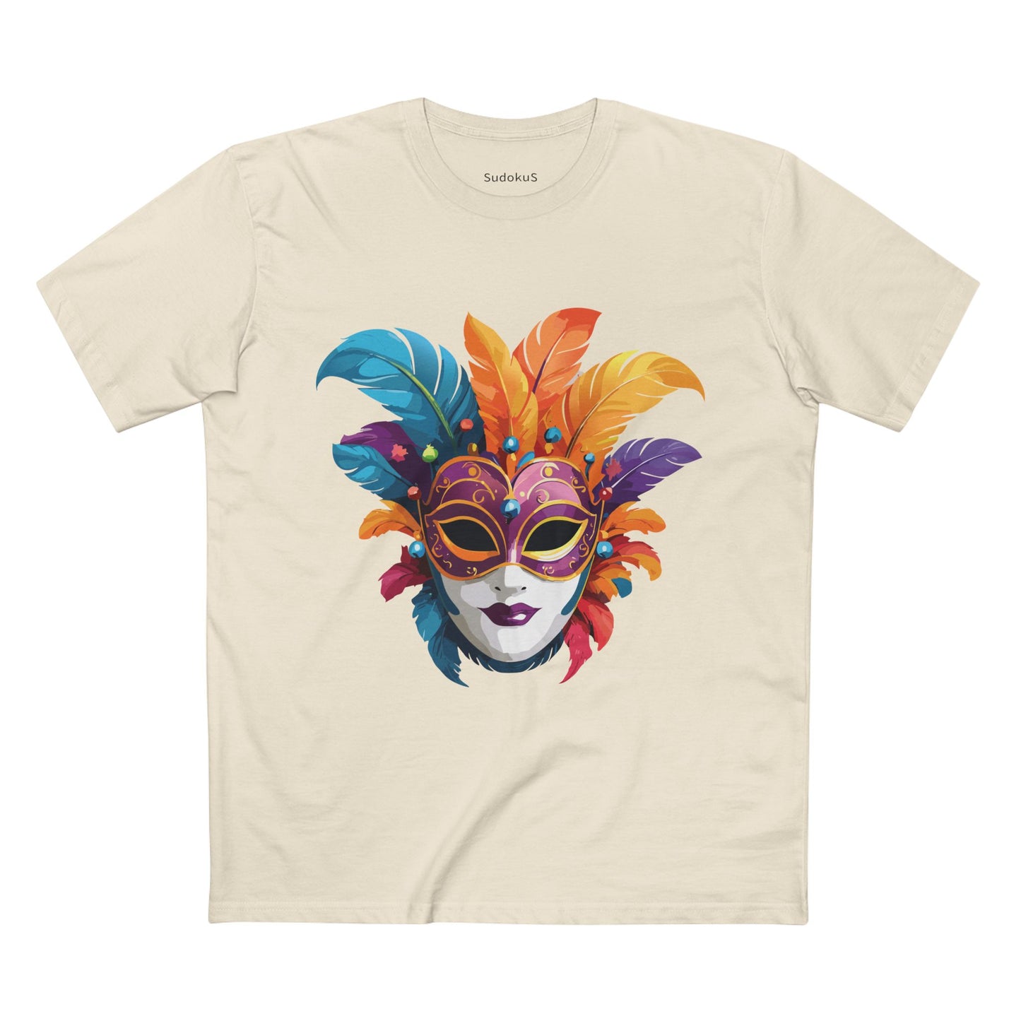 Mask Shirt, Shirt with Face - SudokuS