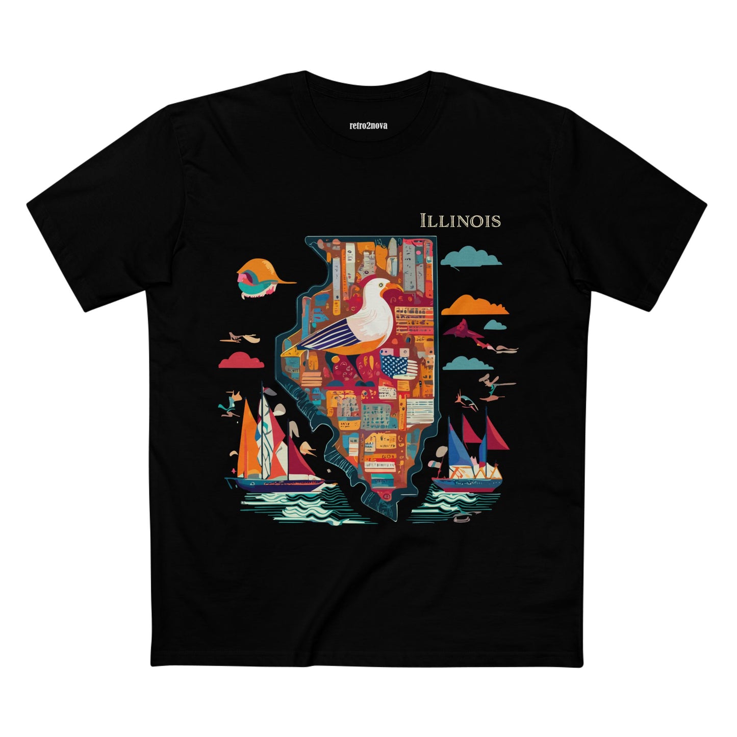 US State Shirts, Illinois Shirt