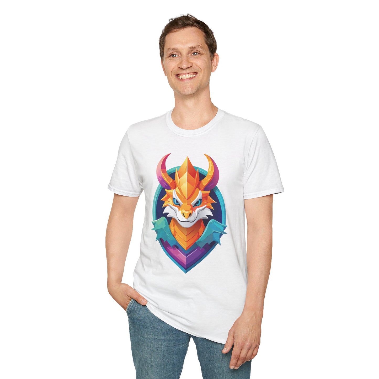 Dragon T Shirt, Dragon Shirt, Shirt with Animals, Animal Shirt
