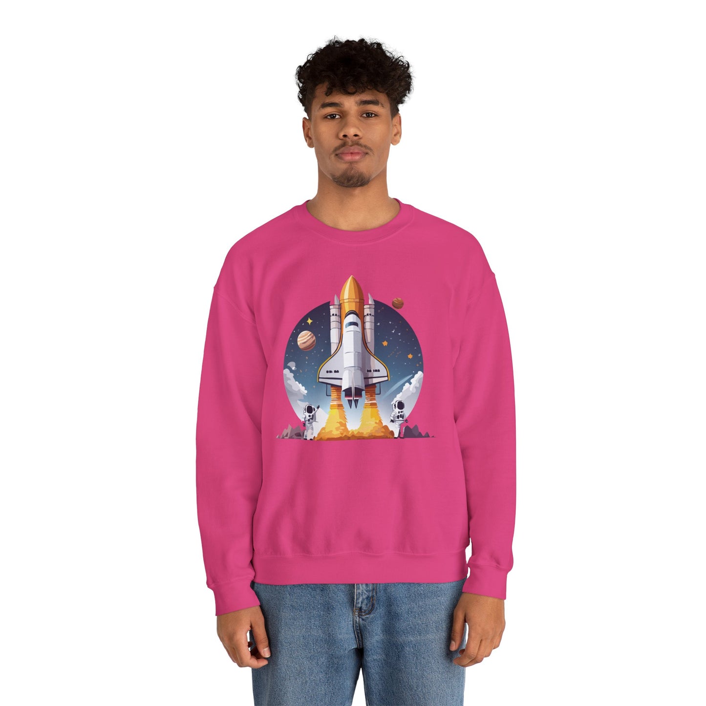 Space Shuttle Sweatshirt, Cosmic Sweatshirt, Astronaut Sweatshirt, Space Cosmic Sweatshirt