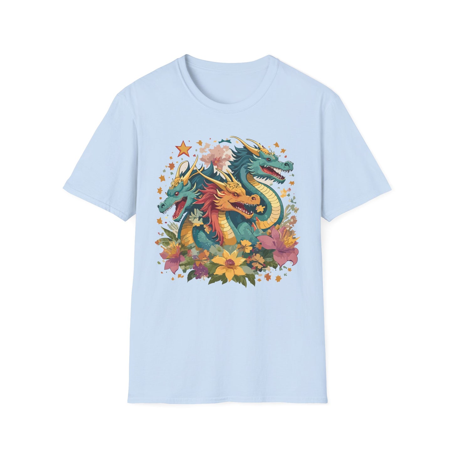 Dragon T Shirt, Dragon Shirt, Shirt with Animals, Animal Shirt
