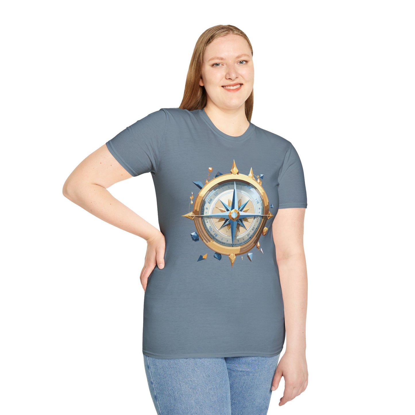 Compass T Shirt, Compass Shirt, Shirt with Compass, Navigator Shirt