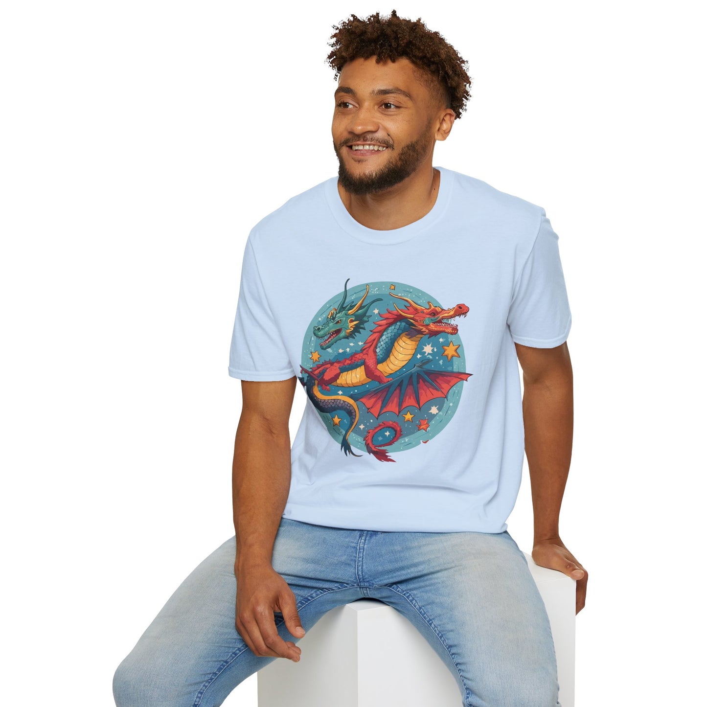 Dragon T Shirt, Dragon Shirt, Shirt with Animals, Animal Shirt