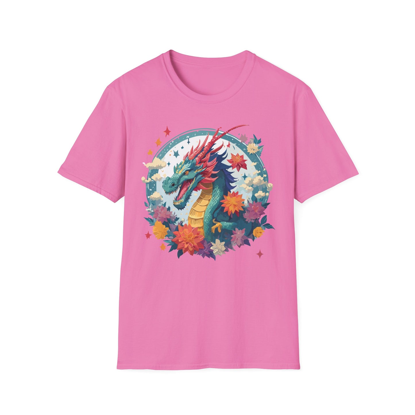 Dragon T Shirt, Dragon Shirt, Shirt with Animals, Animal Shirt