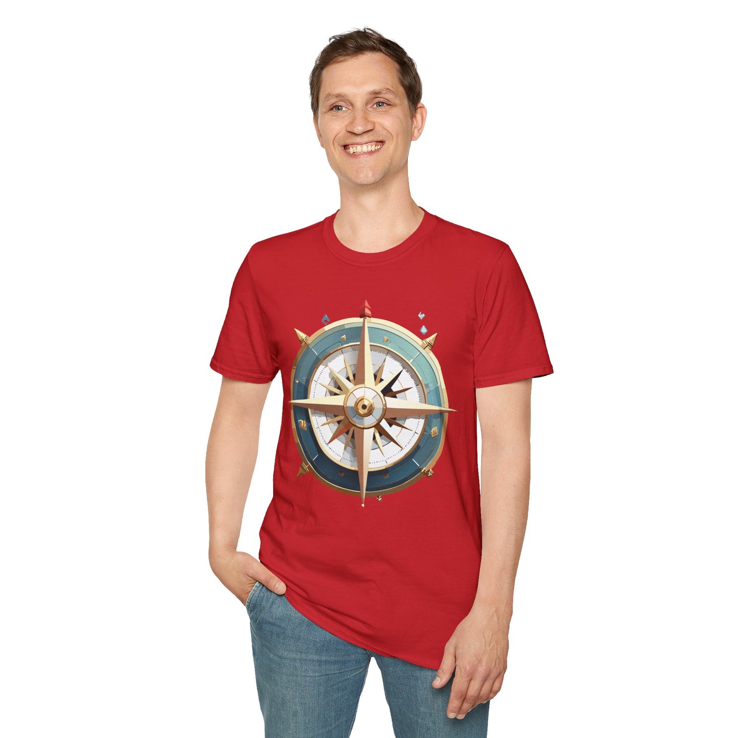 Compass T Shirt, Compass Shirt, Shirt with Compass, Navigator Shirt