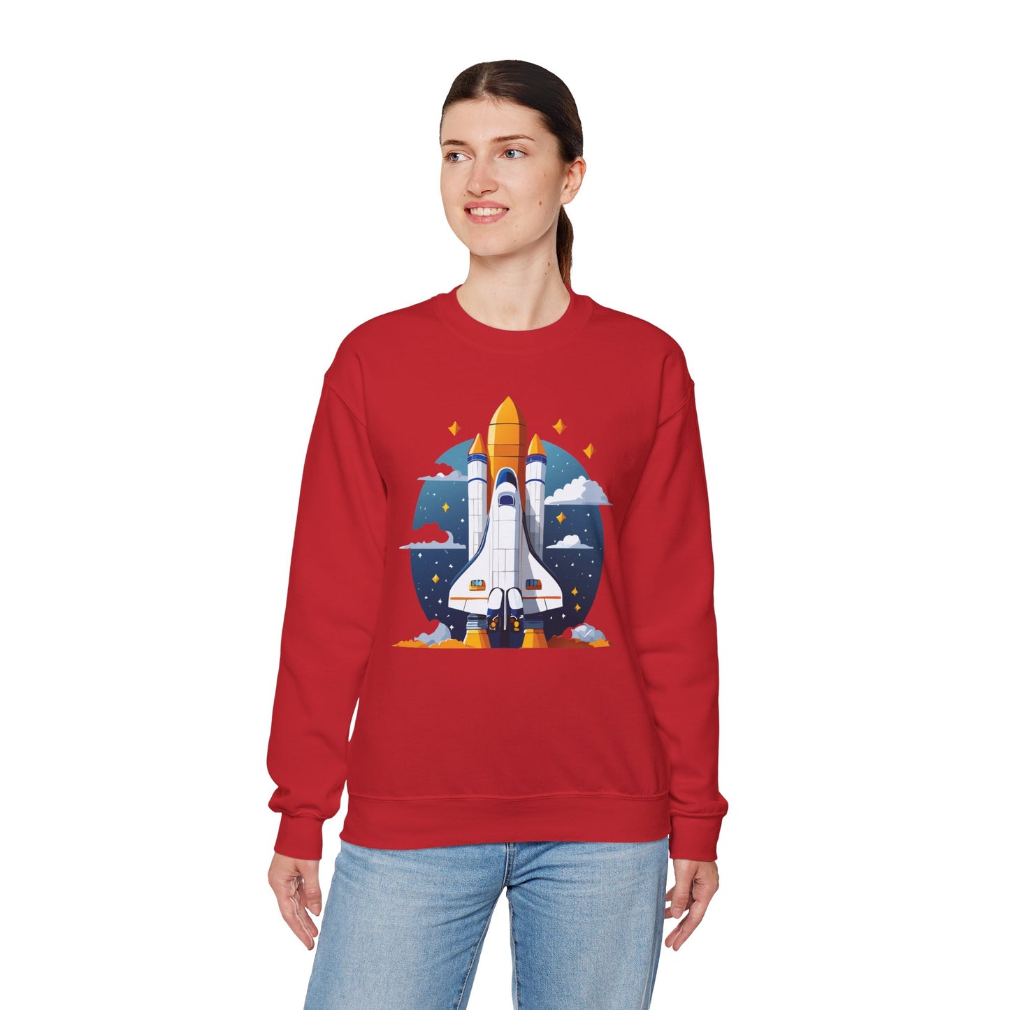 Space Shuttle Sweatshirt, Cosmic Sweatshirt, Astronaut Sweatshirt, Space Cosmic Sweatshirt