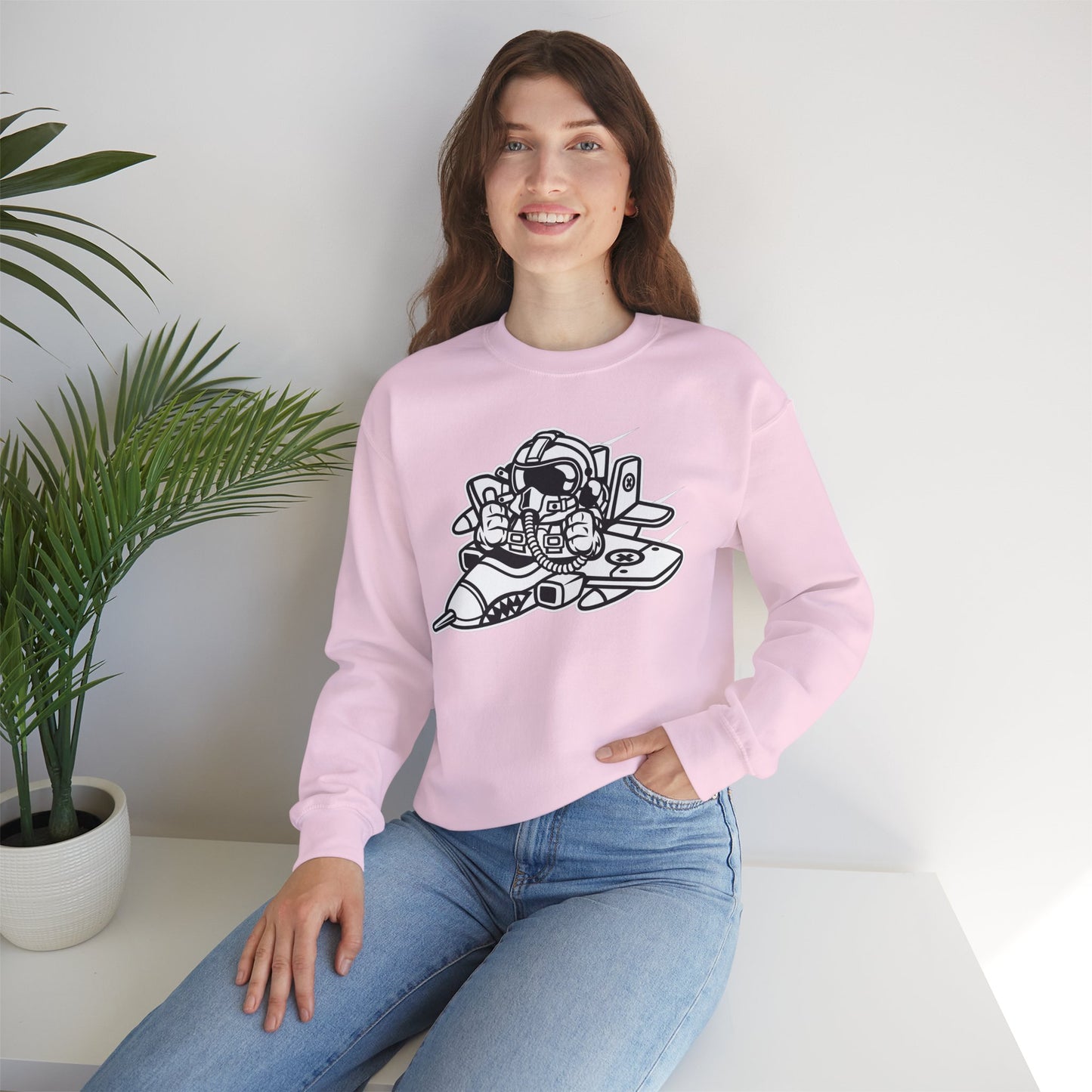 Space Shuttle Sweatshirt, Cosmic Sweatshirt, Astronaut Sweatshirt, Space Cosmic Sweatshirt