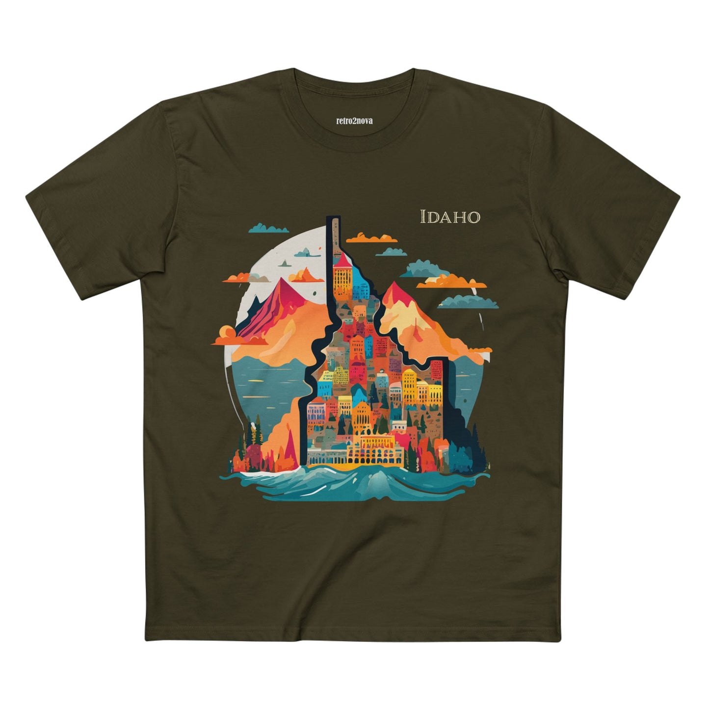 US State Shirts, Idaho Shirt