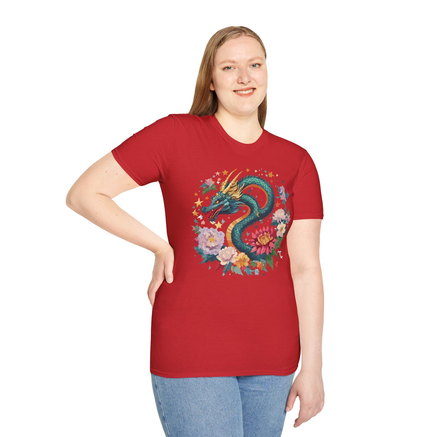 Dragon T Shirt, Dragon Shirt, Shirt with Animals, Animal Shirt