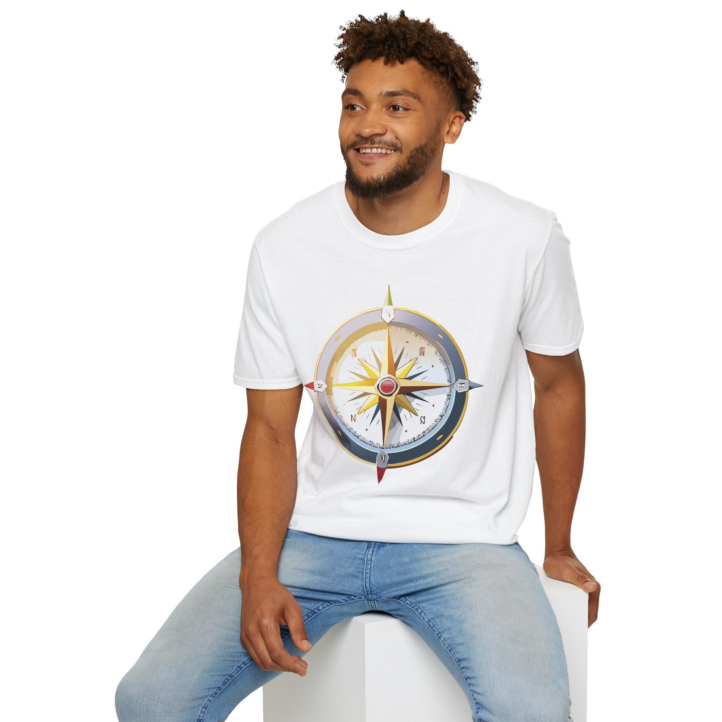 Compass T Shirt, Compass Shirt, Shirt with Compass, Navigator Shirt