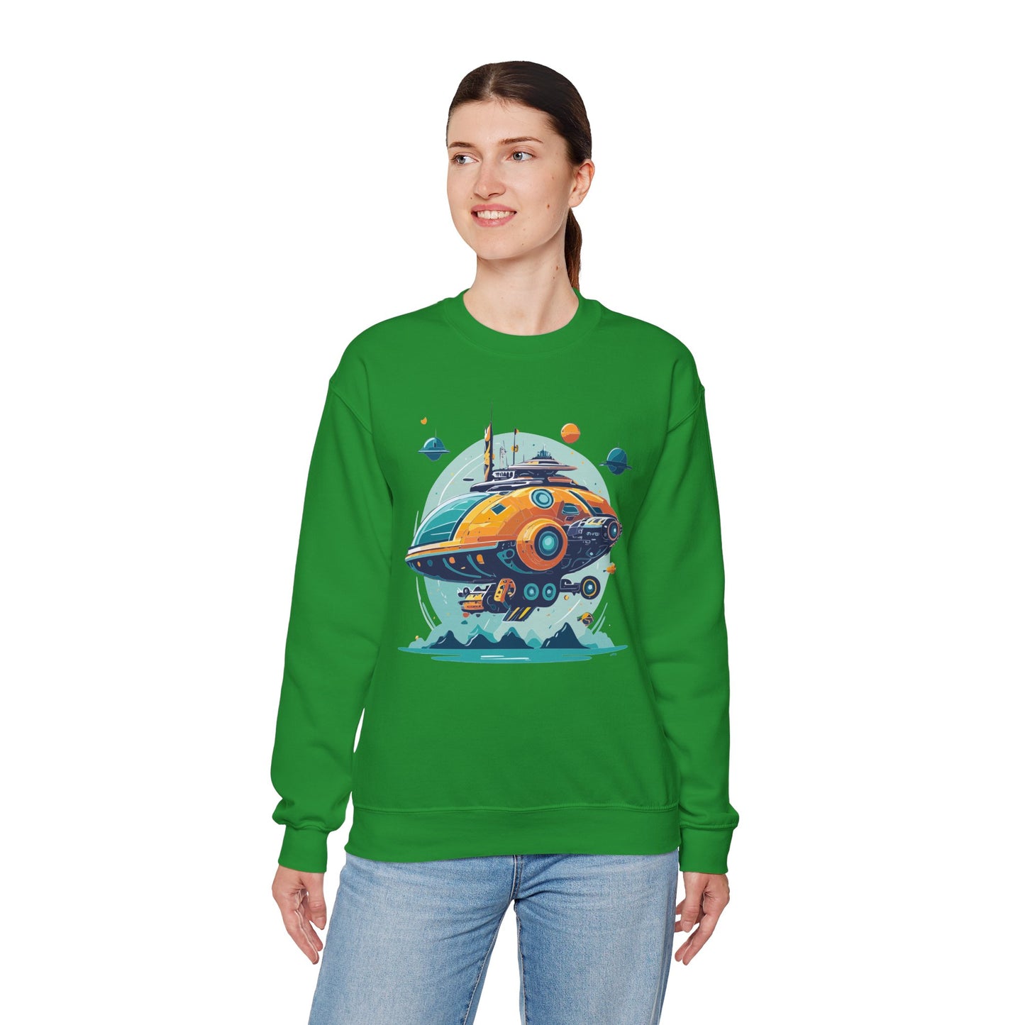 Space Shuttle Sweatshirt, Cosmic Sweatshirt, Astronaut Sweatshirt, Space Cosmic Sweatshirt