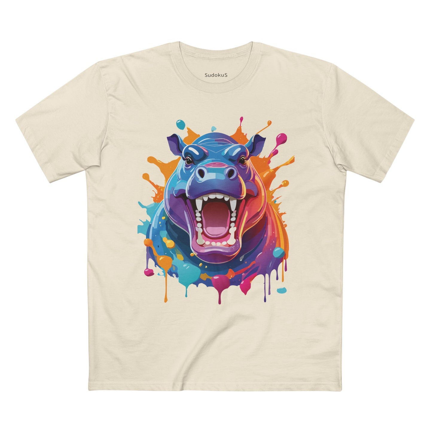 Animal Shirt, Hippo Shirt - SudokuS
