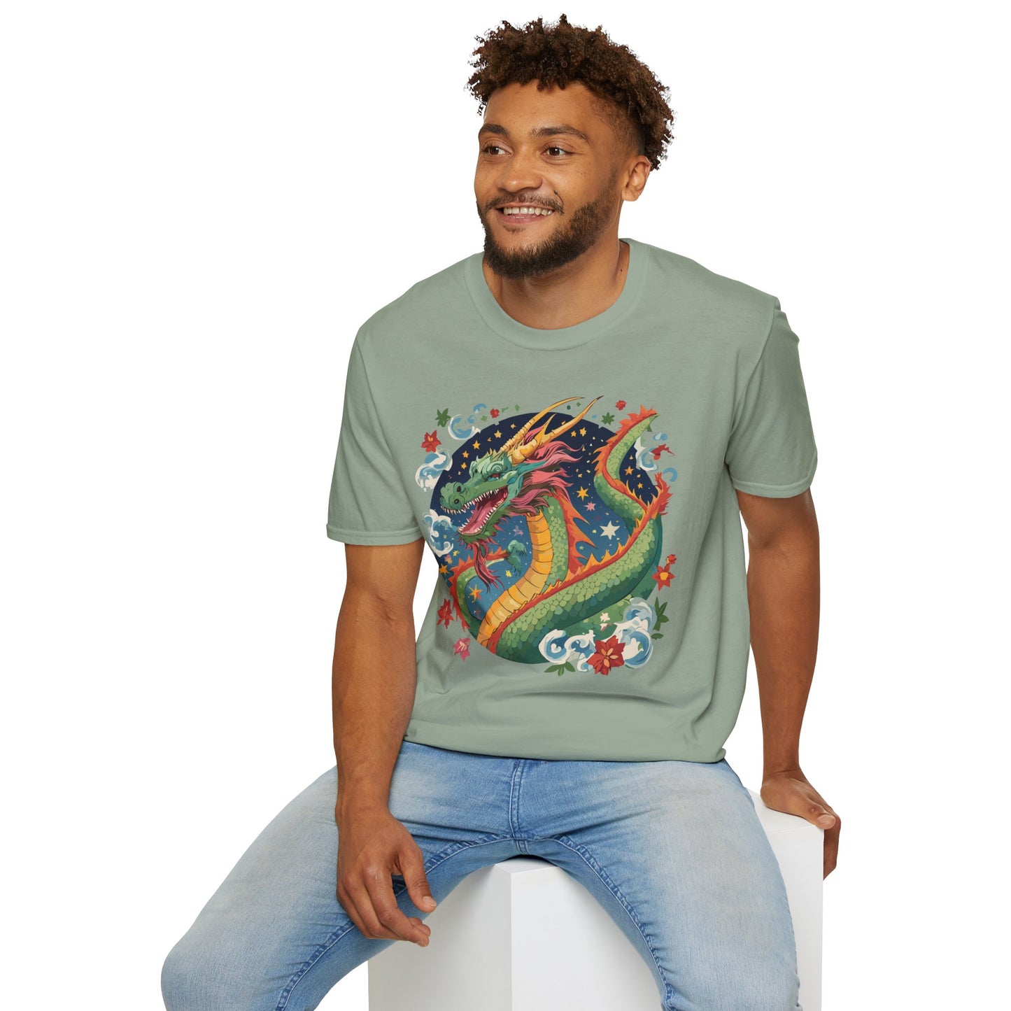 Dragon T Shirt, Dragon Shirt, Shirt with Animals, Animal Shirt