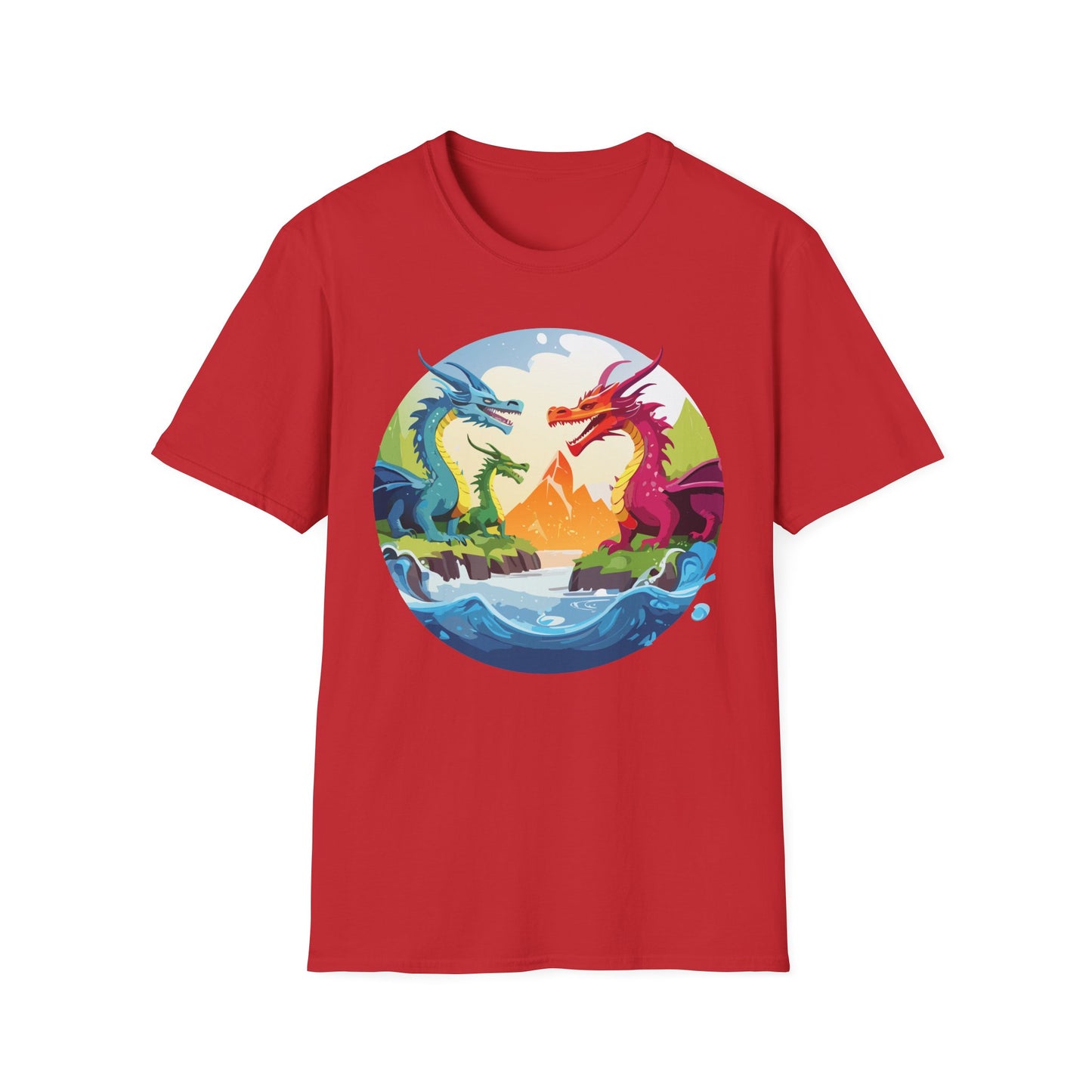 Dragon T Shirt, Dragon Shirt, Shirt with Animals, Animal Shirt