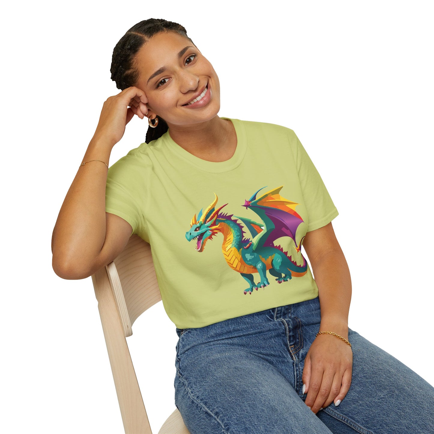 Dragon T Shirt, Dragon Shirt, Shirt with Animals, Animal Shirt