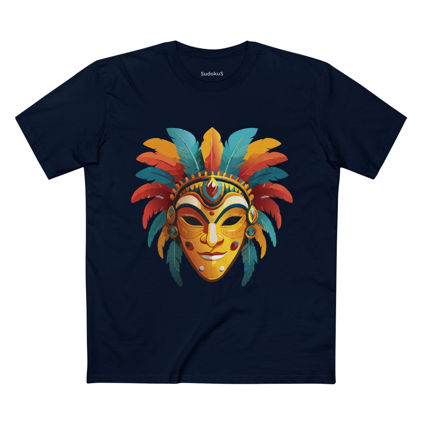 Mask Shirt, Shirt with Face - SudokuS
