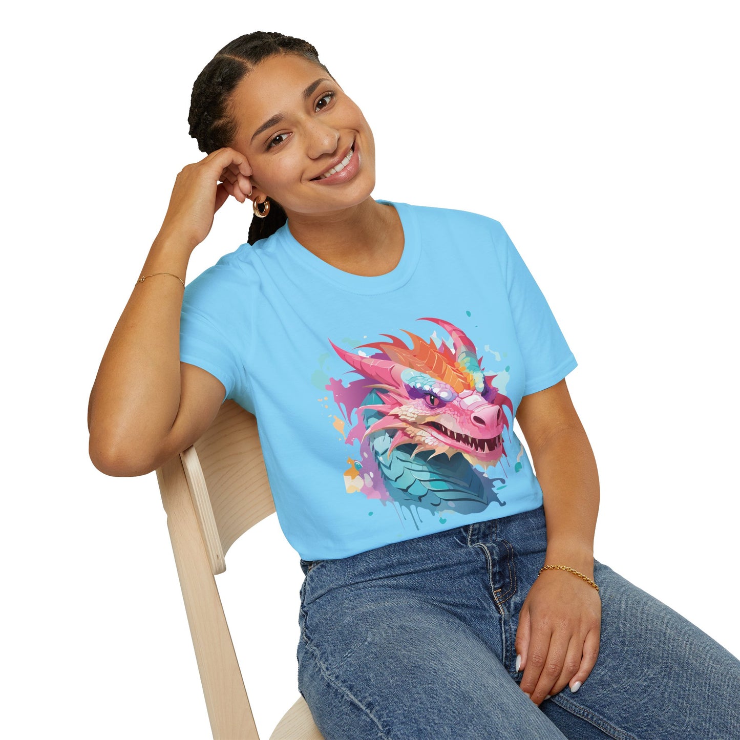 Dragon T Shirt, Dragon Shirt, Shirt with Animals, Animal Shirt