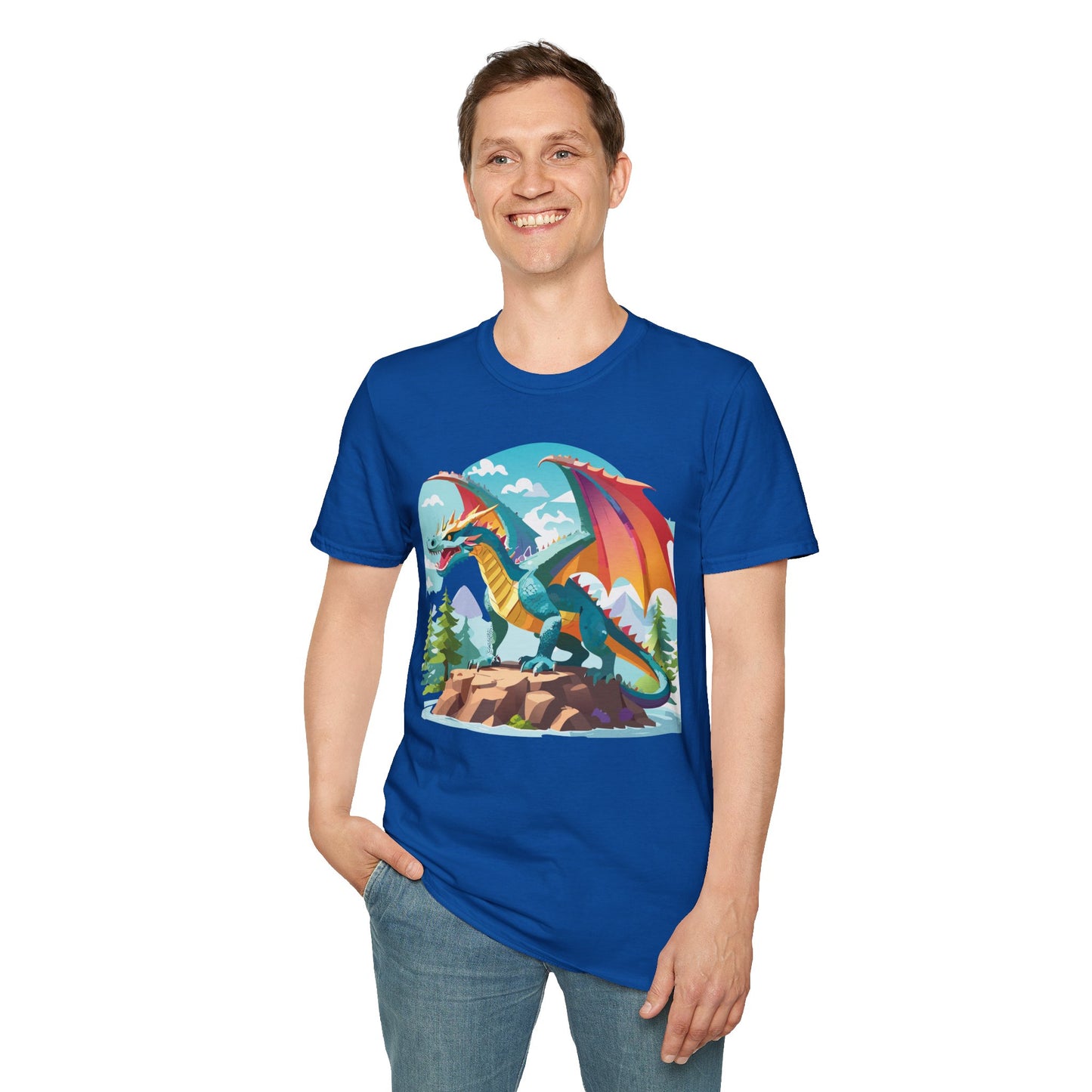 Dragon T Shirt, Dragon Shirt, Shirt with Animals, Animal Shirt