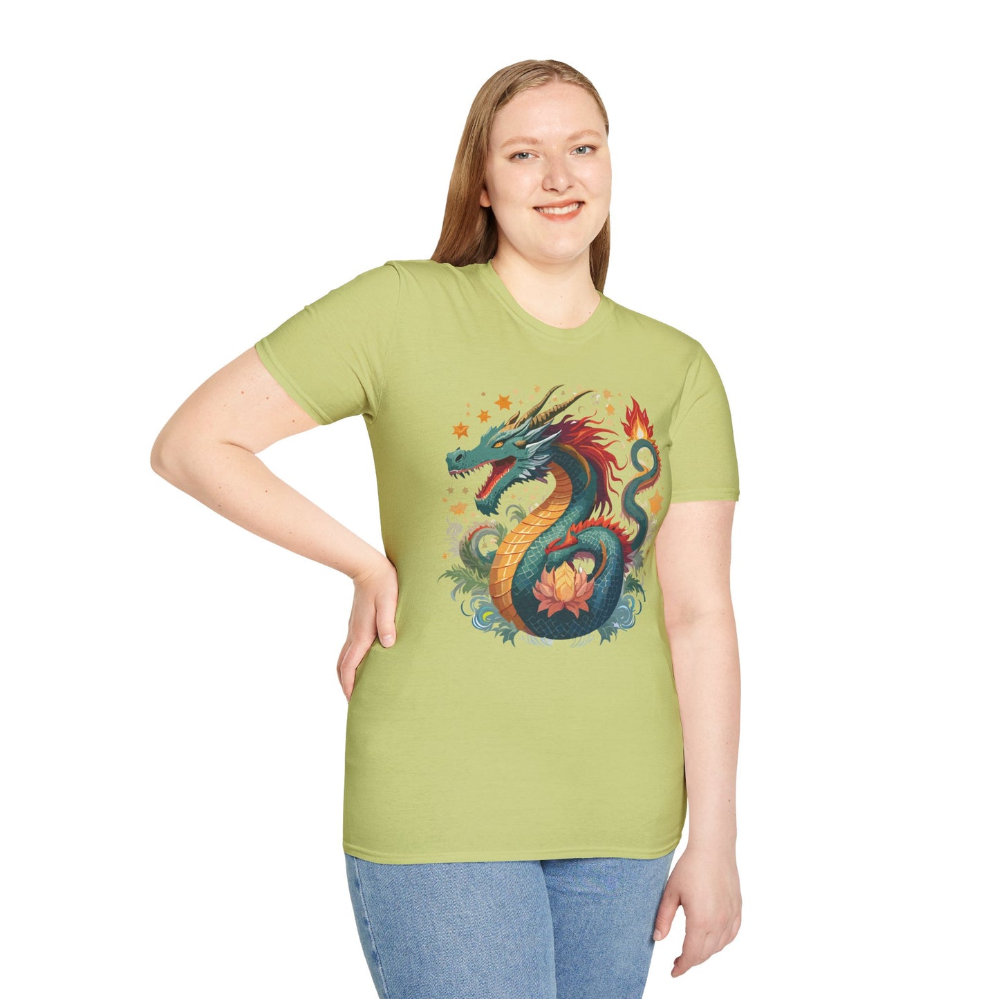 Dragon T Shirt, Dragon Shirt, Shirt with Animals, Animal Shirt