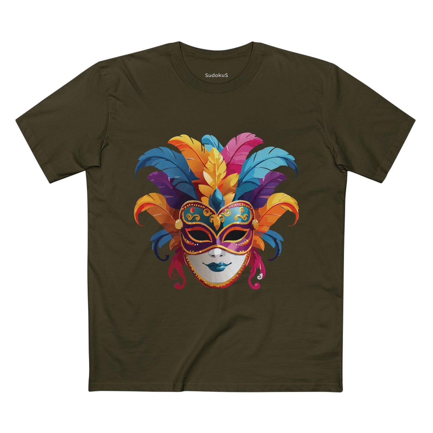 Mask Shirt, Shirt with Face - SudokuS
