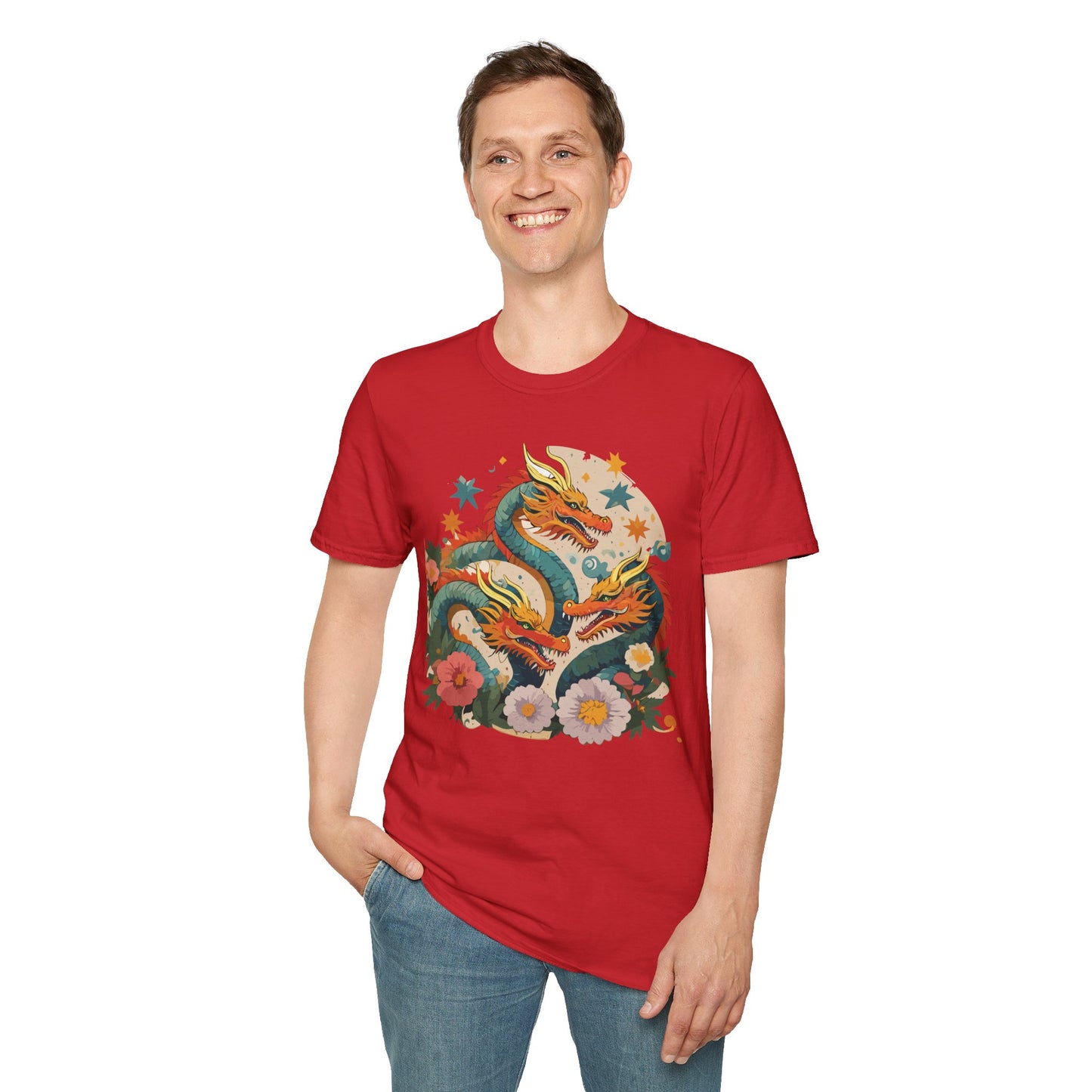 Dragon T Shirt, Dragon Shirt, Shirt with Animals, Animal Shirt