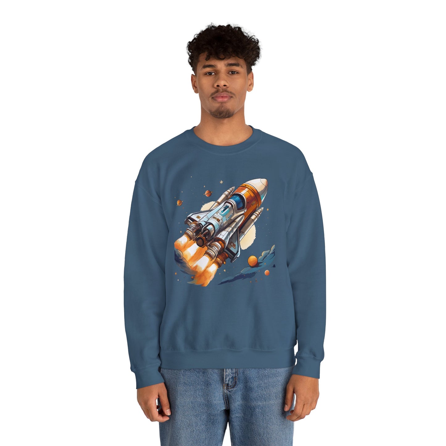 Space Shuttle Sweatshirt, Cosmic Sweatshirt, Astronaut Sweatshirt, Space Cosmic Sweatshirt