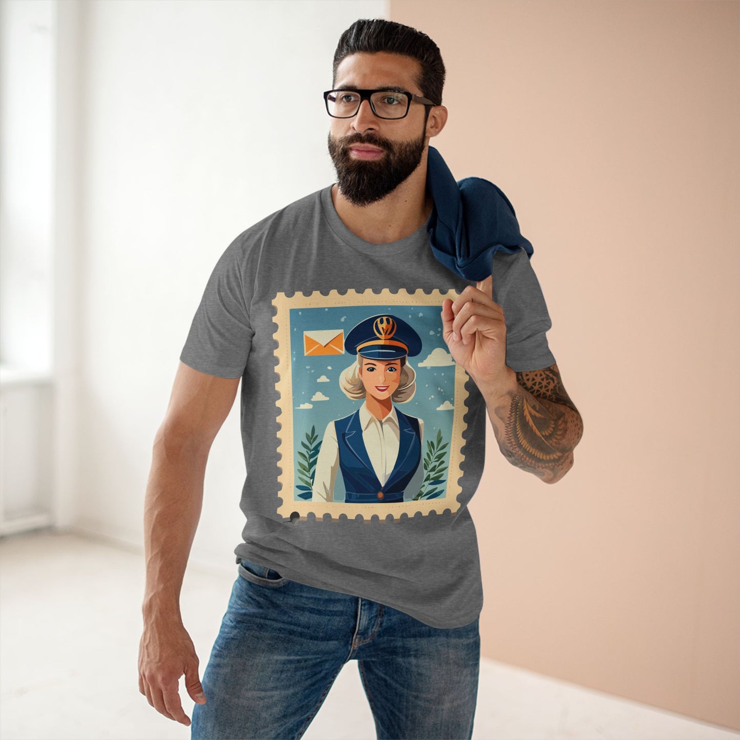 Stamp Shirt, Postage Stamp Shirt
