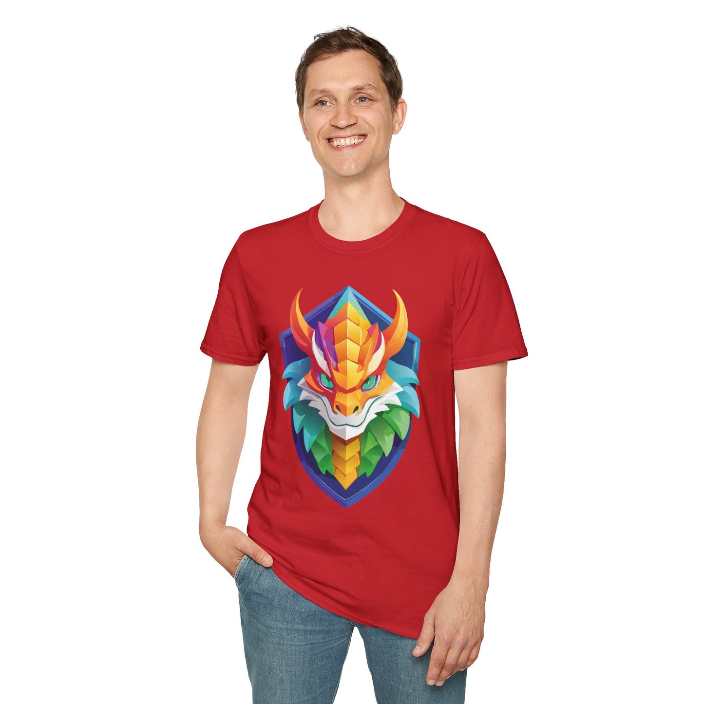 Dragon T Shirt, Dragon Shirt, Shirt with Animals, Animal Shirt