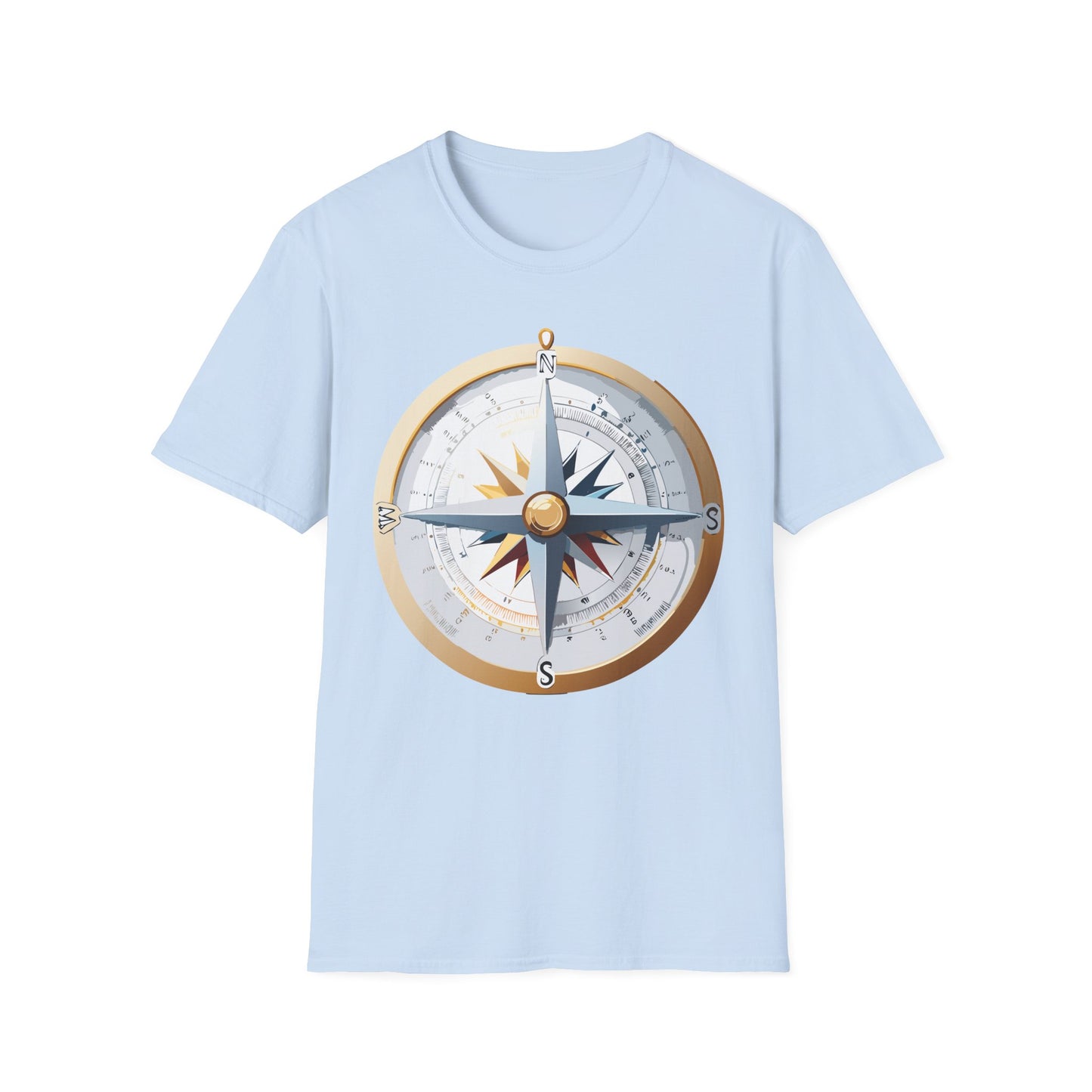 Compass T Shirt, Compass Shirt, Shirt with Compass, Navigator Shirt