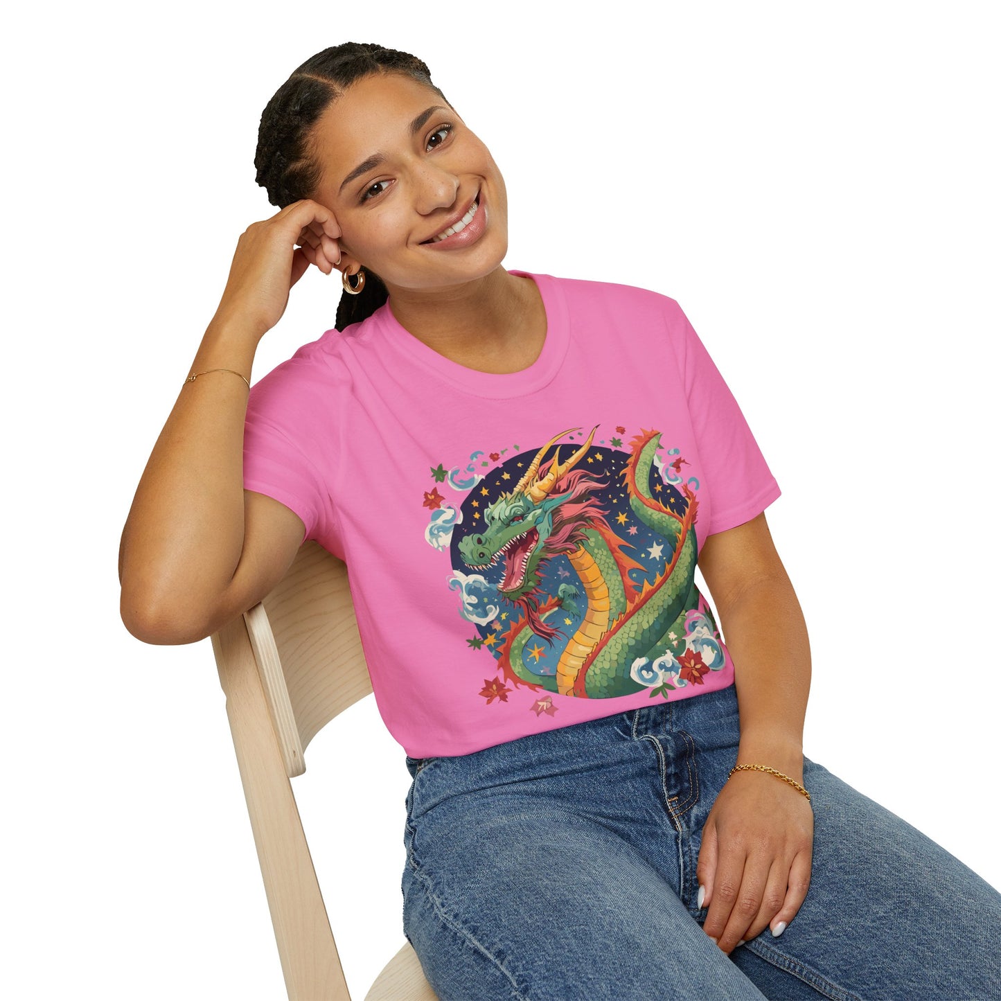 Dragon T Shirt, Dragon Shirt, Shirt with Animals, Animal Shirt