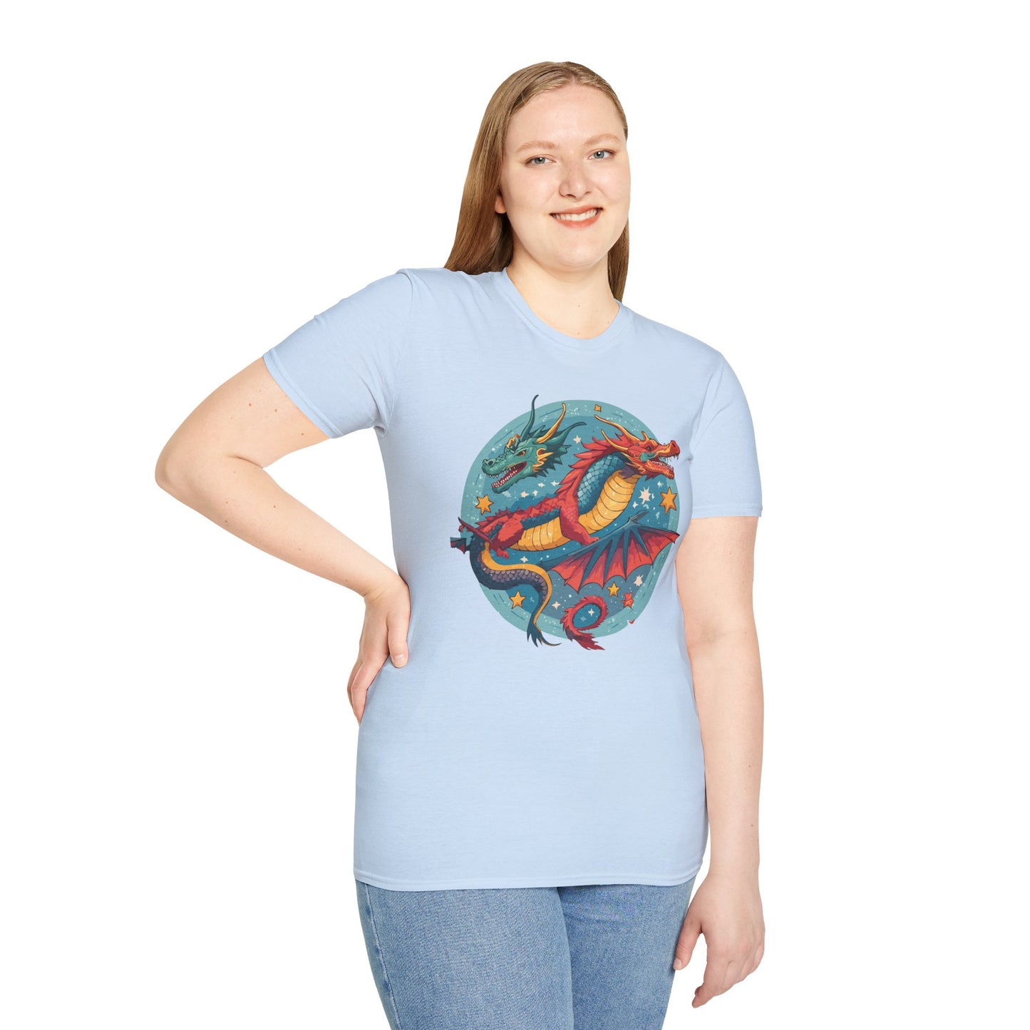 Dragon T Shirt, Dragon Shirt, Shirt with Animals, Animal Shirt
