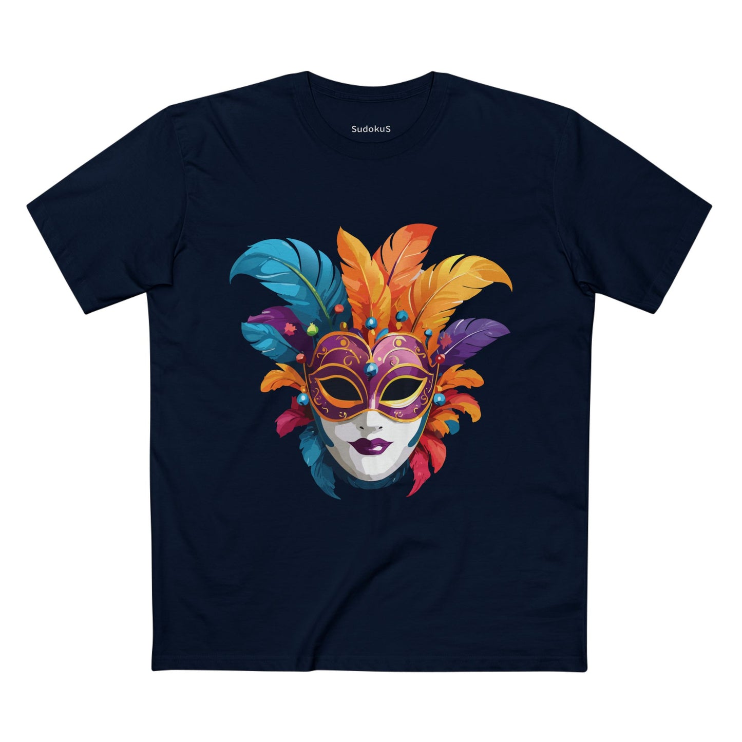Mask Shirt, Shirt with Face - SudokuS