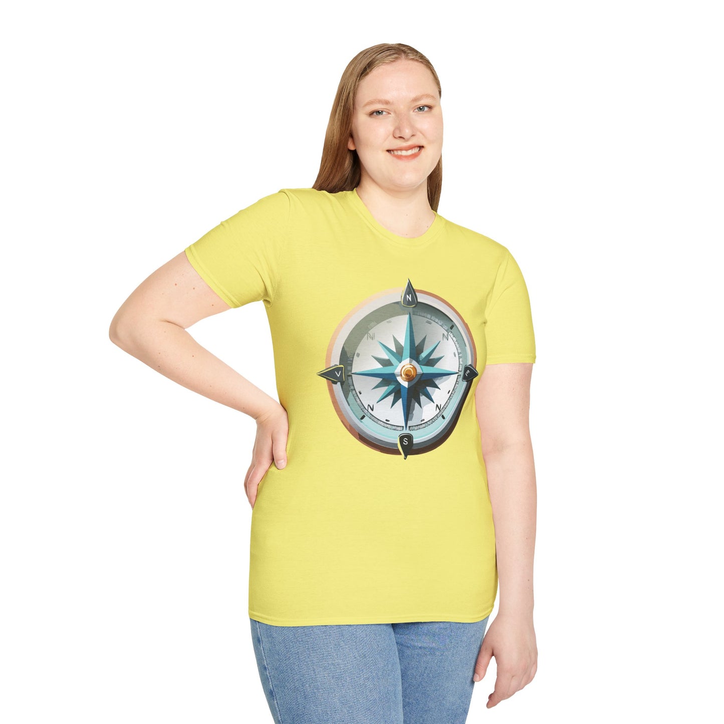 Compass T Shirt, Compass Shirt, Shirt with Compass, Navigator Shirt