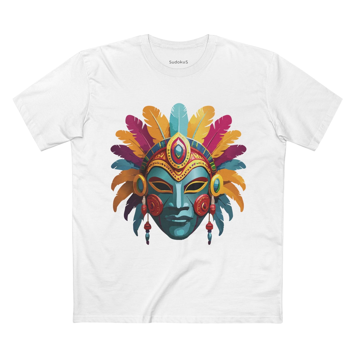 Mask Shirt, Shirt with Face - SudokuS