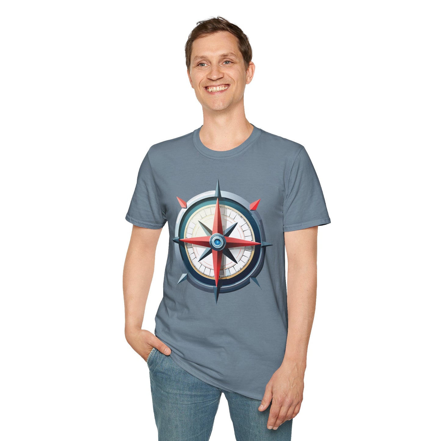 Compass T Shirt, Compass Shirt, Shirt with Compass, Navigator Shirt