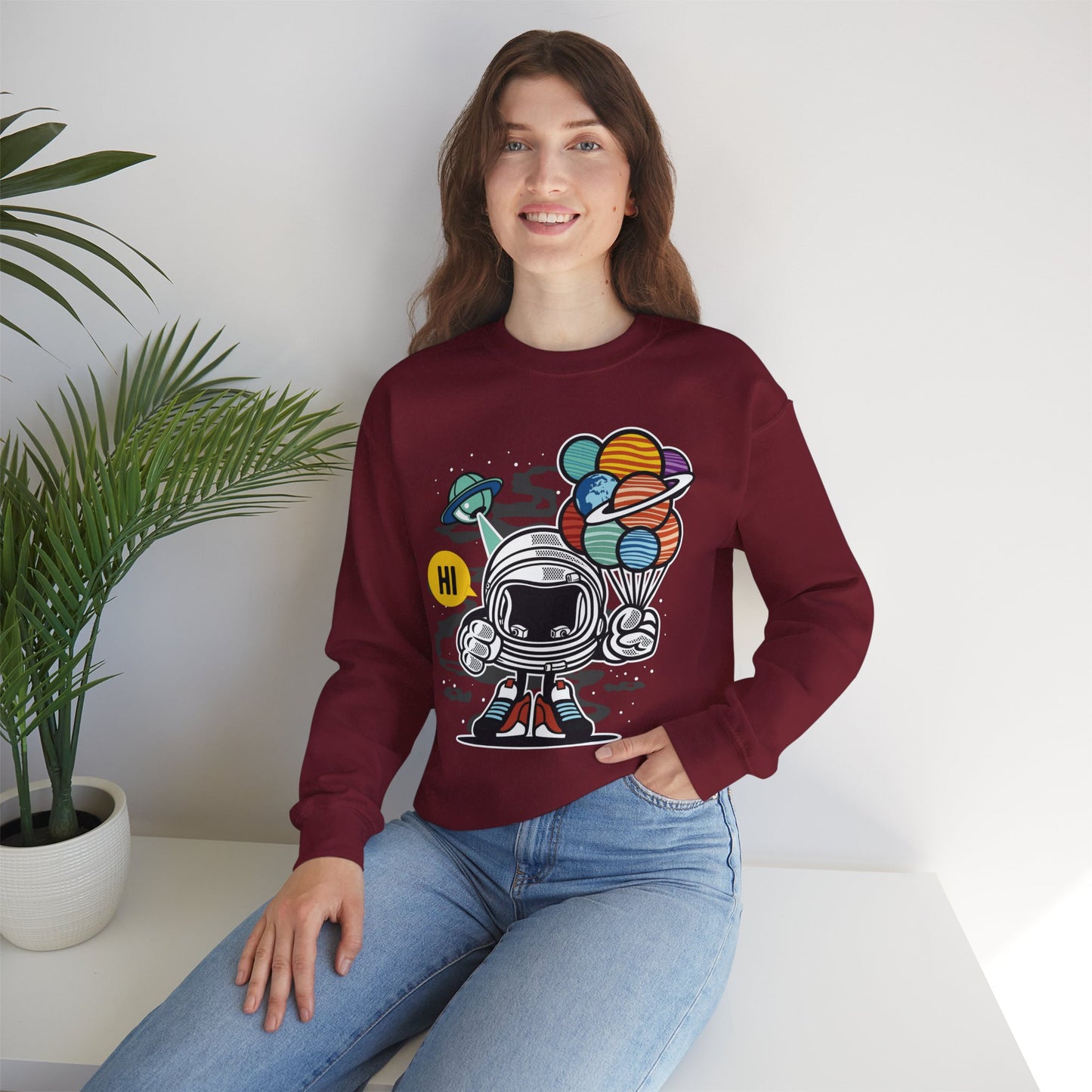 Space Shuttle Sweatshirt, Cosmic Sweatshirt, Astronaut Sweatshirt, Space Cosmic Sweatshirt