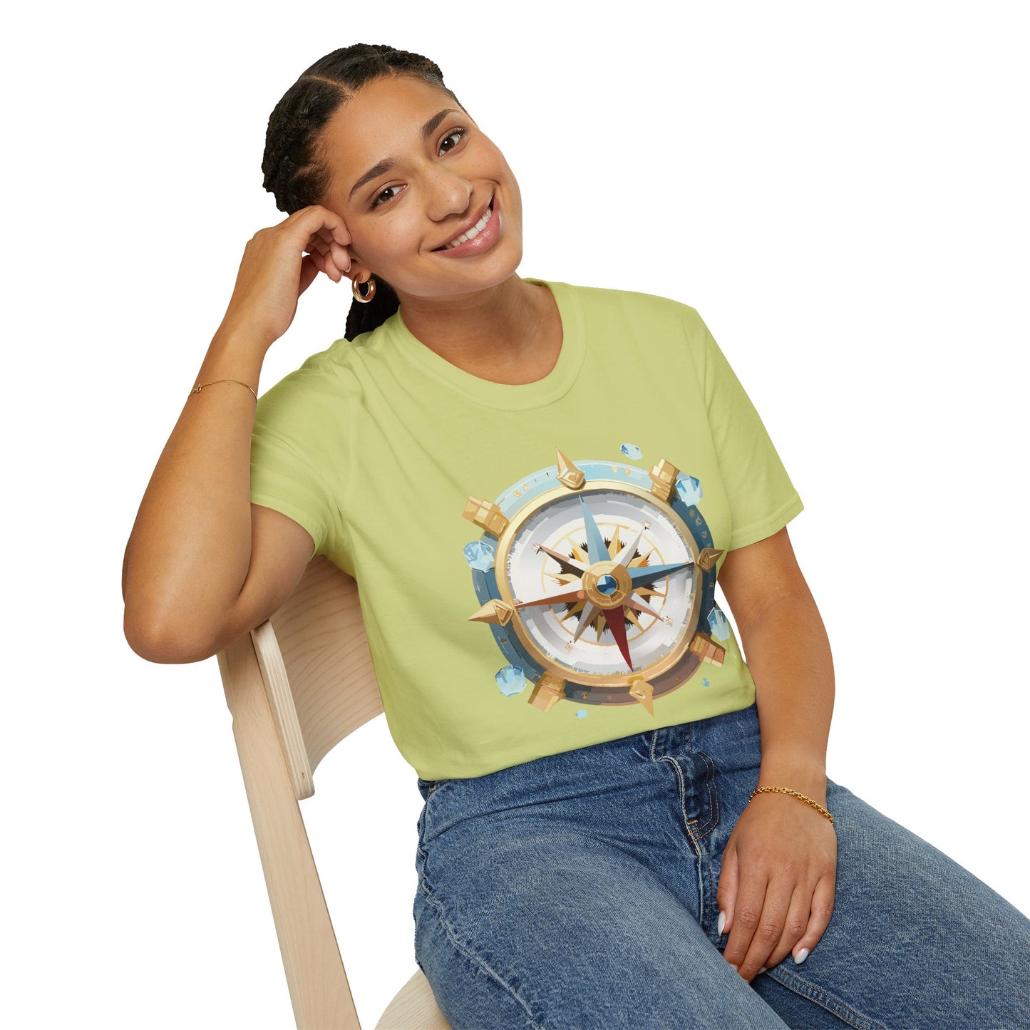 Compass T Shirt, Compass Shirt, Shirt with Compass, Navigator Shirt