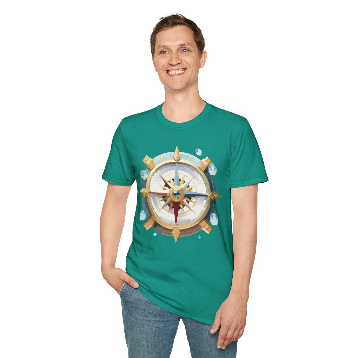 Compass T Shirt, Compass Shirt, Shirt with Compass, Navigator Shirt