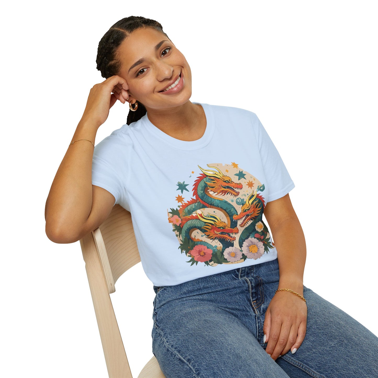 Dragon T Shirt, Dragon Shirt, Shirt with Animals, Animal Shirt