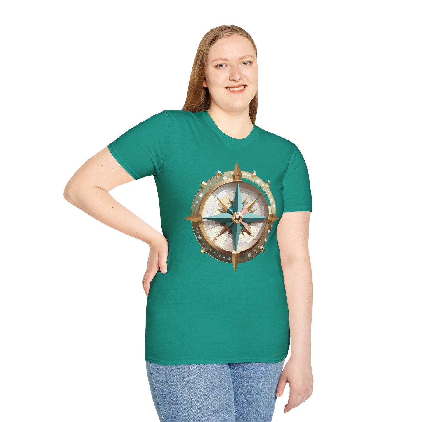 Compass T Shirt, Compass Shirt, Shirt with Compass, Navigator Shirt